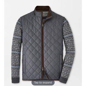 Peter Millar Essex Quilted Vest (Iron)